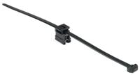 150-76079-t50rosec4b-pa66hspa66hirhs-bk HellermannTyton Self Adhesive Black Cable Tie Mount 4.6 mm x 200mm, 1.2mm Max. Cable Tie Width