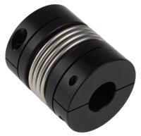 mbc51-20-20-a Ruland Bellows Coupling, 51mm Outside Diameter, 20mm Bore, 58.7mm Length Coupler