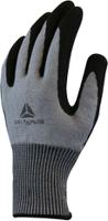 vecutf07grg310 Delta Plus VENICUTF07 Black, Grey Nitrile Work Gloves, Size 10, Nitrile Coating