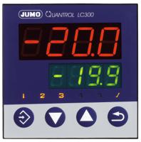 7020348-3100-25 Jumo QUANTROL PID Temperature Controller, 96 x 96mm, 2 Output Analogue, 20 → 30 V ac/dc Supply Voltage