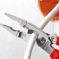 13-82-200-t Knipex Combination Pliers, 200 mm Overall, Straight Tip