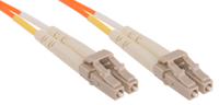 536-7128 RS PRO LC to LC Duplex Multi Mode OM2 Fibre Optic Cable, 50/125μm, Orange, 5m
