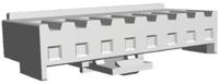 1-1123722-8 TE Connectivity, Economy Power Male Connector Housing, 3.96mm Pitch, 8 Way, 1 Row