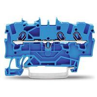 2001-1304 WAGO  TOPJOB S Series Blue, 1.5mm², 1-Level, Push-In Cage Clamp Termination, ATEX, EAC Ex, IECEx