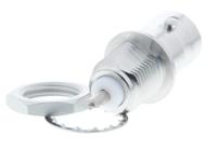 r141557000w Radiall R141 Series Straight 50Ω Panel Mount Bulkhead Fitting BNC Connector, jack, Nickel, Solder Termination