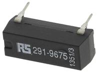 291-9675 RS PRO PCB Mount Reed Relay, 5V dc Coil, SPST, 300V dc Max, 0.5 A Max, 200Ω