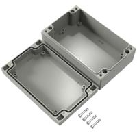 041016060 Rose Aluform Series Grey Die Cast Aluminium Enclosure, IP66, IK09, Grey Lid, 160 x 100 x 61mm