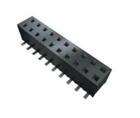 mms-110-02-l-sv-k-tr Samtec MMS Series Straight Through Hole Mount PCB Socket, 10-Contact, 1-Row, 2mm Pitch, Solder Termination