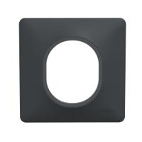 s340702 Schneider Electric Anthracite, 1 Gang, Ovalis C Series