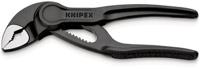 87-00-100 Knipex Cobra® XS Water Pump Pliers, 100 mm Overall, Angled, Straight Tip, 28mm Jaw