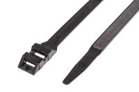 0-319-19 Legrand Cable Tie, 357mm x 9 mm, Black PA 12, Pk-100