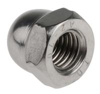 248-4438 RS PRO, Plain Stainless Steel Hex Nut, DIN 1587, M10