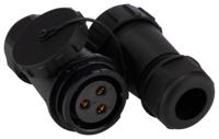 304-375 RS PRO Circular Connector, 3 Contacts, In-Line Cable Mount, SY29 Connector, Plug, Socket, Male/Female, IP68, SY29 Series