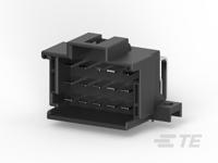 9-966140-2 TE Connectivity Automotive Connector Plug Black PCB 15 Way, Solder Termination