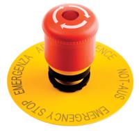 78639645-m22-pvltm22-am22-xak1 Eaton RMQ Titan M22 Series Latching Illuminated Emergency Stop Push Button, 22mm Cutout, IP69K