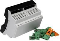 2202525 Phoenix Contact Vented Enclosure Type BC Series , 89.7 x 107.6 x 62.2mm, Polycarbonate DIN Rail Enclosure Kit