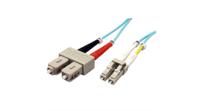 21158710 Roline LC to SC Multi Mode OM3 Fibre Optic Cable, 500mm