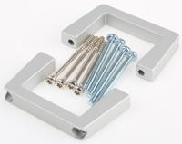 20860-257 nVent SCHROFF Front Handle for Use with 19-Inch Desktop Case, 40 x 10 x 69mm