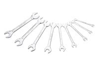 10n-j9p SAM 9-Piece Open Ended Spanner Set, 6 x 7 → 22 x 23 mm, Chrome Vanadium Steel