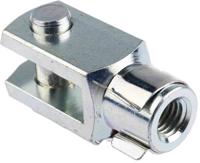 312-0208 RS PRO Steel M12 x 1.75 Clevis, 62mm x 24mm