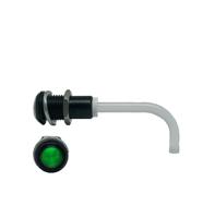 rhd-1100-1500-f9pzg67pr RHD-1100-1500-F9PZG67PR Bivar, Panel Mount Right Angle LED Light Pipe, Green Round Lens