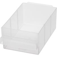 104715 Raaco 1 Drawer, PP, 64mm x 91mm x 154mm, Transparent