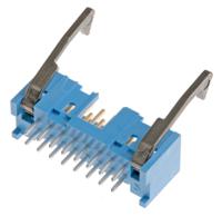 2-1761606-6 TE Connectivity AMP-LATCH Series Straight Through Hole PCB Header, 16 Contact(s), 2.54 mm Pitch, 2 Row, Shrouded