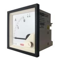 186-2447 RS PRO Analogue Panel Ammeter 20 (Input)A AC, 68mm x 68mm, 1 % Moving Iron