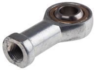 303-4034 RS PRO M12 x 1.25 Female Steel Rod End, 12mm Bore, 66mm Long, Metric Thread Standard, Female Connection Gender