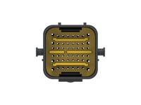 2366509-1 TE Connectivity, 2366509 Connector Housing Receptacle Black Cable Mount 48 Way, Cable Termination