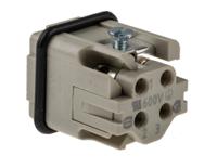 09200032611 HARTING Heavy Duty Power Connector Insert, 10A, Male, Han A Series, 3 Contacts