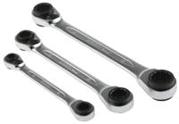 s4rm3t Bahco S4RM Series 3-Piece Spanner Set, 8 x 9 → 18 x 19 mm, Chrome Vanadium Steel