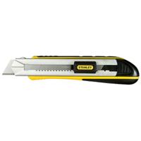 0-10-486 Stanley Safety Knife with Snap-off Blade, Retractable, 25mm Blade Length