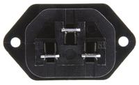 px079363 Bulgin C13 Panel Mount IEC Connector Socket, 10A, 250 V