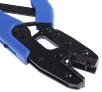 125-1966 RS PRO Hand Ratcheting Crimp Tool for Insulated AMP-type Flag Terminals, 1.25 → 2mm² Wire