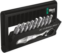 05073645001 Wera 1/4 in Hexagon Phillips, Pozidriv, Slotted, Torx Ratchet Screwdriver, 87 mm length
