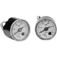 gp46-10-01-c-q SMC R 1/8 Analogue Pressure Gauge 10bar Back Entry 42.5mm Outside Diameter