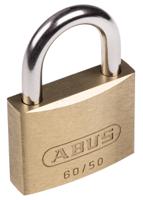 xr0060-50 ABUS Key Weatherproof Brass, Steel Padlock, 7mm Shackle, 50mm Body