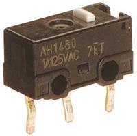 ah15809 Panasonic Pin Plunger Micro Switch, PCB Terminal, 1 A @ 30 V dc, SPDT