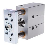 dfm-25-40-p-a-gf Festo Pneumatic Guided Cylinder - 170850, 25mm Bore, 40mm Stroke, DFM Series, Double Acting