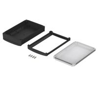 48336451hmt1 Bopla BoVersa Series Black, Transparent Polycarbonate General Purpose Enclosure, 222.3 x 140 x 63mm
