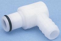 plc23006 Colder Products Hose Connector, Elbow Hose Tail Coupling 3/8in ID, 8.3 bar