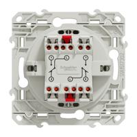 s520214 Schneider Electric 2 Way White Switch Mechanism 10A, Odace Series