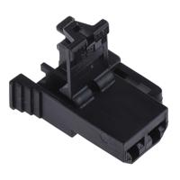 964587-1 TE Connectivity, Junior Power Timer Automotive Connector Socket Black Cable Mount 2 Way