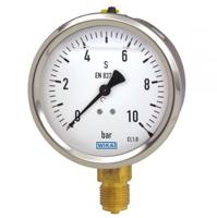 48506851 WIKA G 1/2 Analogue Pressure Gauge 700bar Bottom Entry 100mm Outside Diameter