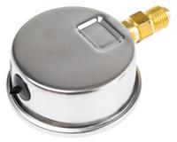 mit3d22b22 Bourdon G 1/4 Analogue Pressure Gauge 10bar Bottom Entry 63mm Outside Diameter, With RS Calibration
