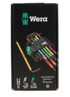 05073599001 Wera 9-Piece Torx Key Set, 150 x 80 x 30 mm Size, L Shape, Long Arm