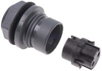 pxp601202sst Bulgin Circular Connector, 2 Contacts, Front, Standard Connector, Socket, Female, IP66, IP68, IP69K, Buccaneer 6000