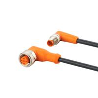 evc380 ifm electronic Male 4 way M8 to Female 5 way M12 Communication Cable, 0.3 mm