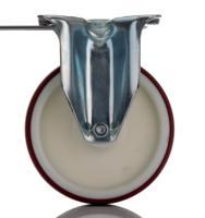3478uar125p62-red Tente Fixed Castor Wheel, 400kg Capacity, 125mm Wheel